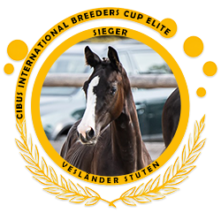 Siegerin des Cibus Breeders Cup Elite Vesländer Stuten