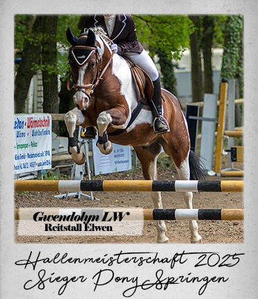 15.02.2025: Siegerin der Pony Tour Springen der Hallenmeisterschaften 2025 Siegerin der Pony Tour Springen der Hallenmeisterschaften 2025