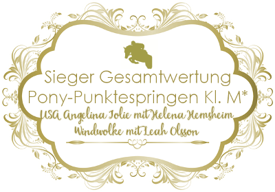 Teamsieg Pony-Punktespringen Klasse M*