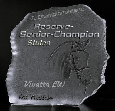 Reserve Senior Champion Westfalenstuten bei den VI. Championatstagen