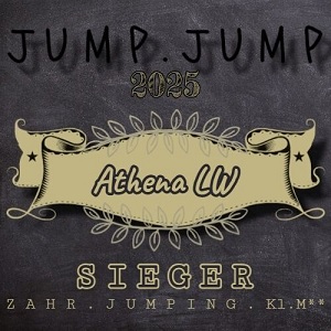 Siegerin der Zahr.Jumping.Kl.M** der Jump-Jump-Reihe 2025