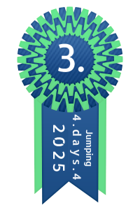 Dritte bei Zahrs 4.days.4 Springen Kl. L