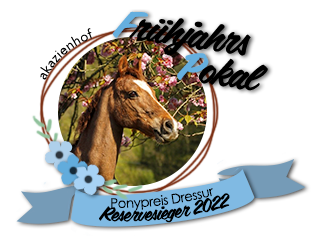 Reservesiegerin beim Ponypreis Dressur des Frühjahrspokals 2022