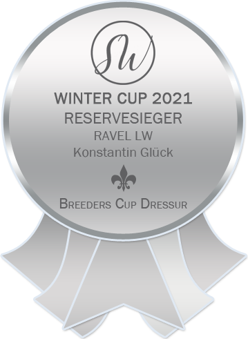 Reservesieger Breeders Cup Dressur beim Winter Cup