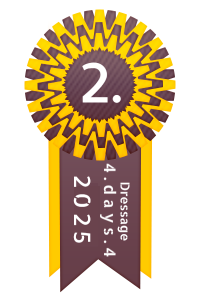 Reservesiegerin bei Zahrs 4.days.4 Dressur Kl. A