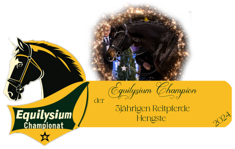 Sieger der 3jährigen Reitpferde Hengste beim Equilysium Championat